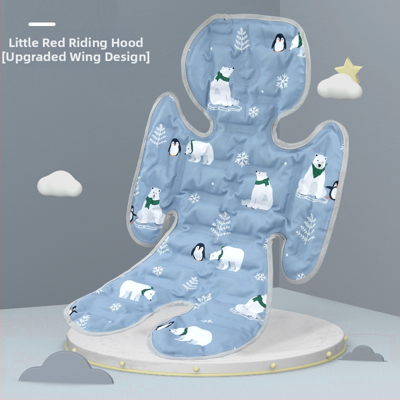 Vasaros valgomojo kėdė, ledo kilimėlis, kūdikio vežimėlis, ledo kilimėlis, gelis, animacinis filmas, vėsus kūdikio pagalvėlė, šaltas kilimėlis, vaikų automobilio kilimėlis, minkštas