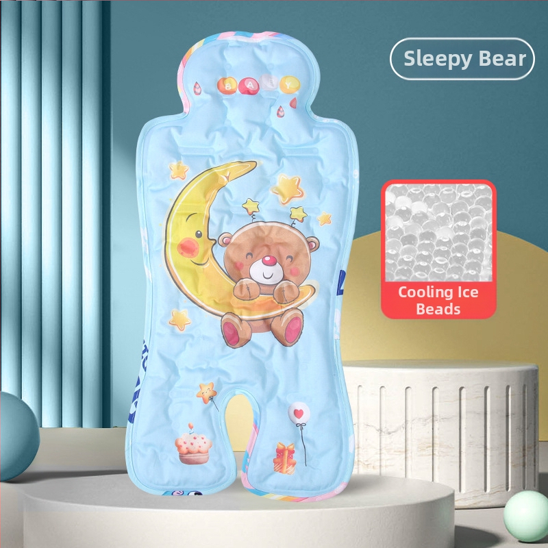 Vasaros valgomojo kėdė, ledo kilimėlis, kūdikio vežimėlis, ledo kilimėlis, gelis, animacinis filmas, vėsus kūdikio pagalvėlė, šaltas kilimėlis, vaikų automobilio kilimėlis, minkštas