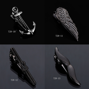 Meeste relvaga must lipsuklamber, äriprillidega, torukujuline ankur, Korea stiilis turvaline vasklipsuklamber