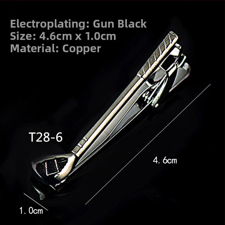 Meeste relvaga must lipsuklamber, äriprillidega, torukujuline ankur, Korea stiilis turvaline vasklipsuklamber
