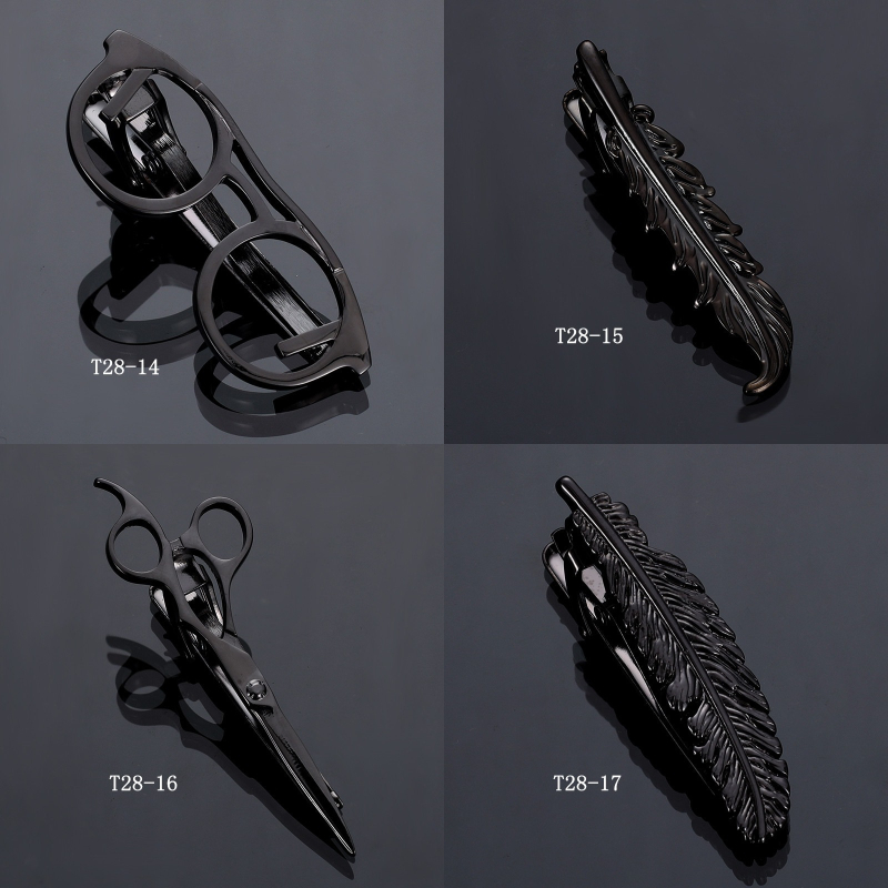 Meeste relvaga must lipsuklamber, äriprillidega, torukujuline ankur, Korea stiilis turvaline vasklipsuklamber