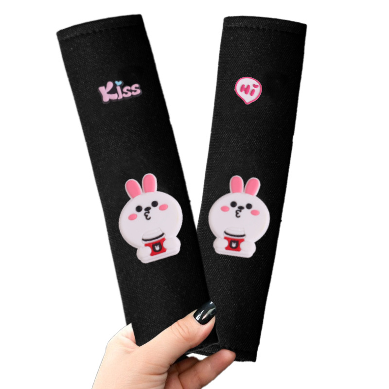 Auto turvavöö õlakate Auto puuvillast ja linasest turvavöö kaitsekate Kulumiskindel auto turvavöö õlakate