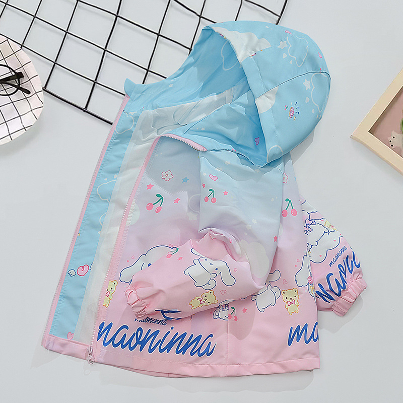 Zēnu Nezha jaka maziem bērniem, stilīga multfilmu jaka zēniem un meitenēm, 2025. gada pavasaris un rudens, jauns modelis