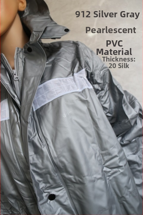 Sustorintas lietaus neperšlampamas lietpaltis ir kelnės, dviračio lietaus pončas, motociklo lietpaltis pristatymo motociklininkams, nepralaidus perpjautas lietpaltis