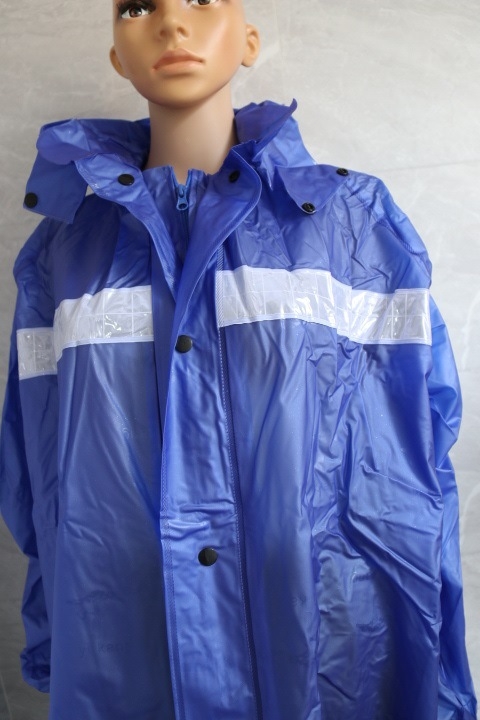 Sustorintas lietaus neperšlampamas lietpaltis ir kelnės, dviračio lietaus pončas, motociklo lietpaltis pristatymo motociklininkams, nepralaidus perpjautas lietpaltis