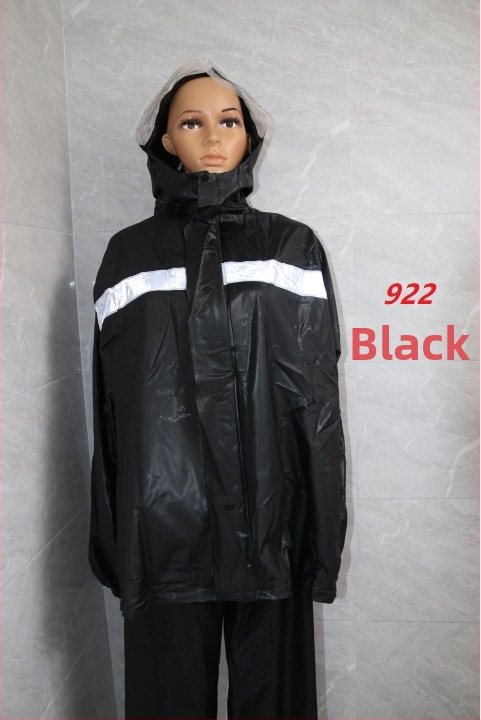 Sustorintas lietaus neperšlampamas lietpaltis ir kelnės, dviračio lietaus pončas, motociklo lietpaltis pristatymo motociklininkams, nepralaidus perpjautas lietpaltis