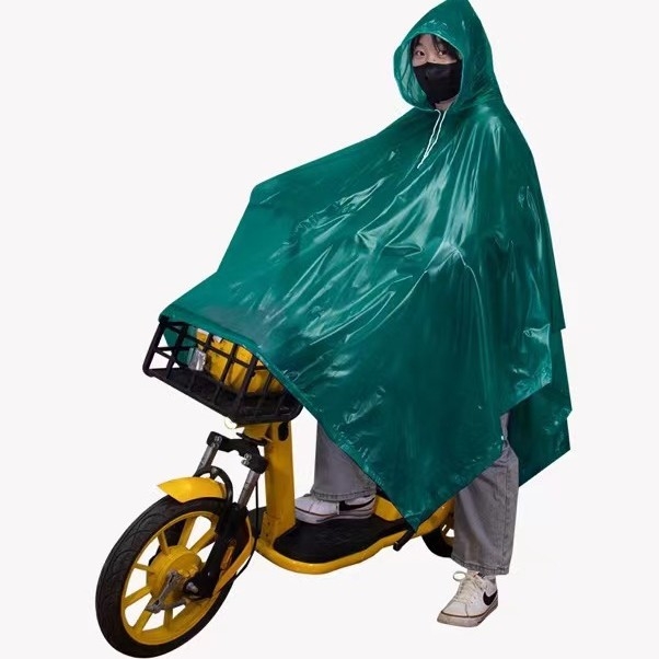 Sustorintas lietaus neperšlampamas lietpaltis ir kelnės, dviračio lietaus pončas, motociklo lietpaltis pristatymo motociklininkams, nepralaidus perpjautas lietpaltis