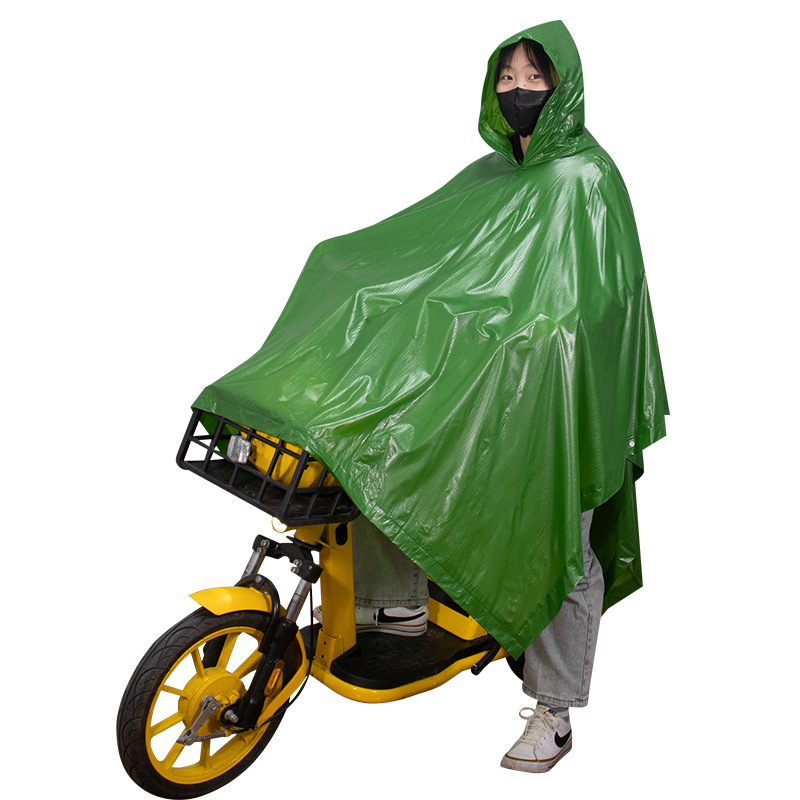 Sustorintas lietaus neperšlampamas lietpaltis ir kelnės, dviračio lietaus pončas, motociklo lietpaltis pristatymo motociklininkams, nepralaidus perpjautas lietpaltis