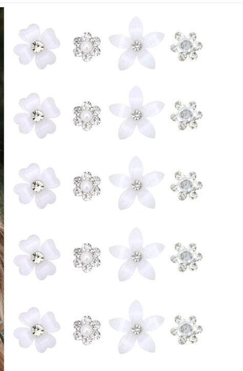 Ретро булчинска плетена коса с кристали и перлени бобчета, детски стил принцеса, украсена с катарама за коса, мини цвете