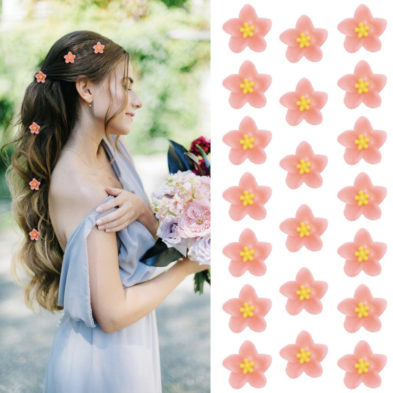 Ретро булчинска плетена коса с кристали и перлени бобчета, детски стил принцеса, украсена с катарама за коса, мини цвете