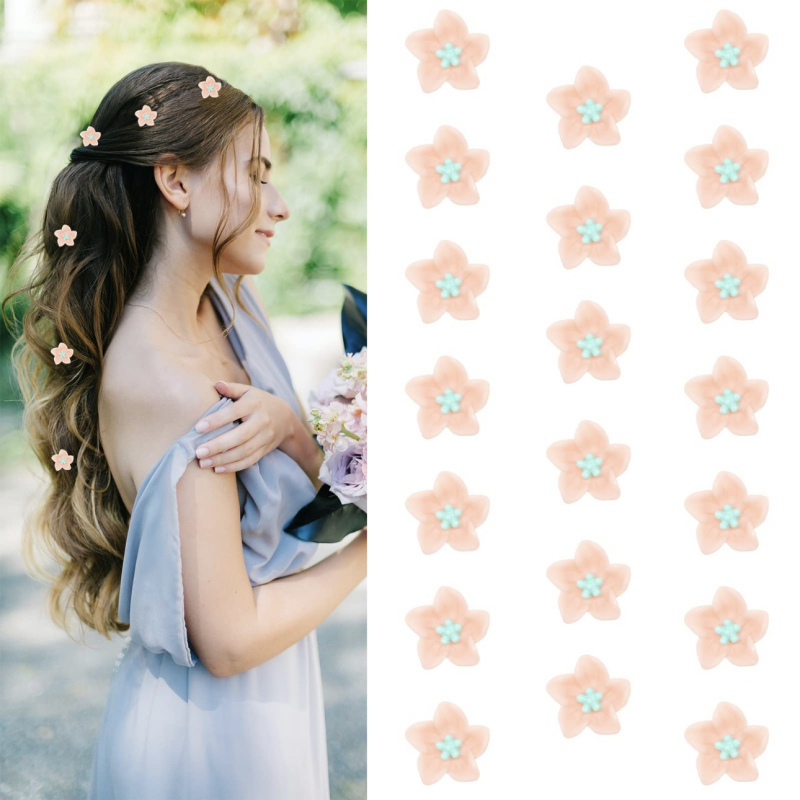 Ретро булчинска плетена коса с кристали и перлени бобчета, детски стил принцеса, украсена с катарама за коса, мини цвете