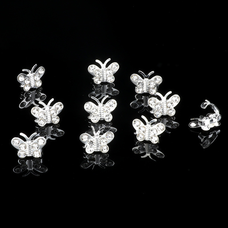 Ретро булчинска плетена коса с кристали и перлени бобчета, детски стил принцеса, украсена с катарама за коса, мини цвете