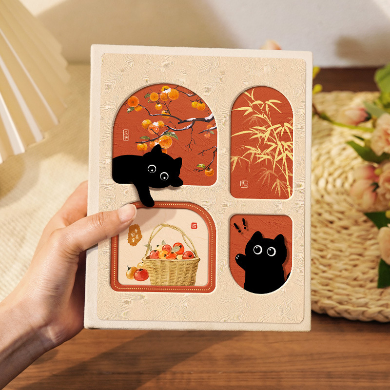 Малък фотоалбум в китайски стил, възпоменателен албум с голям капацитет с вложки, 5-инчов, 6-инчов, 7-инчов полароид, 3-инчов семеен албум за растеж на бебета