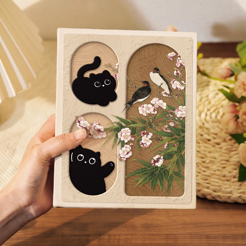 Малък фотоалбум в китайски стил, възпоменателен албум с голям капацитет с вложки, 5-инчов, 6-инчов, 7-инчов полароид, 3-инчов семеен албум за растеж на бебета