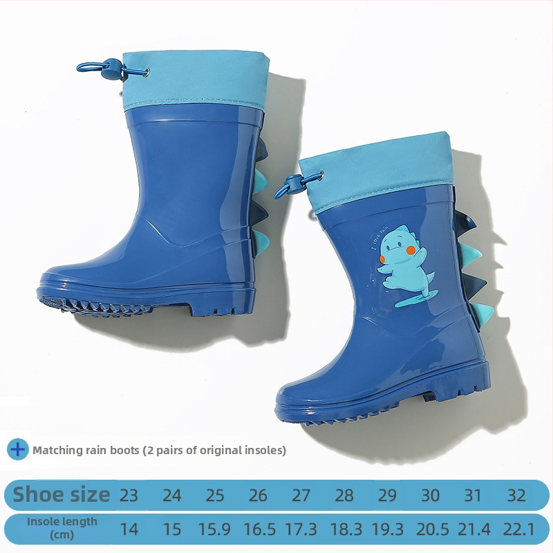 Детски дъждобран за момче, прозрачна козирка, жълто пончо с патица, удължен по цялото тяло, водоустойчив комплект за момичета с динозавърски мотиви