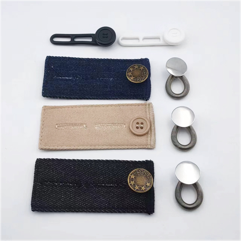 Reguliuojamos ir nuimamos apvalios džinsų sagos vyrams ir moterims, kelnių juosmens padidinimas, prailginimo sagtis be siūlės