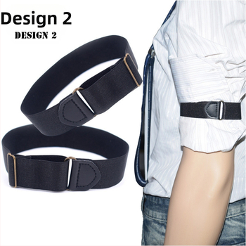 Suaugusiems vyrams ir moterims skirtas marškinių formos rankovės žiedas su neslystančiu dirželiu, universalios rankovės, aukštos kokybės elastingas rankovės žiedas, reguliuojamas europietiškas ir amerikietiškas rankovės žiedas.