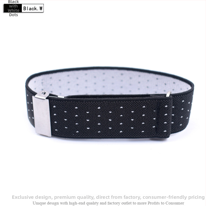 Suaugusiems vyrams ir moterims skirtas marškinių formos rankovės žiedas su neslystančiu dirželiu, universalios rankovės, aukštos kokybės elastingas rankovės žiedas, reguliuojamas europietiškas ir amerikietiškas rankovės žiedas.