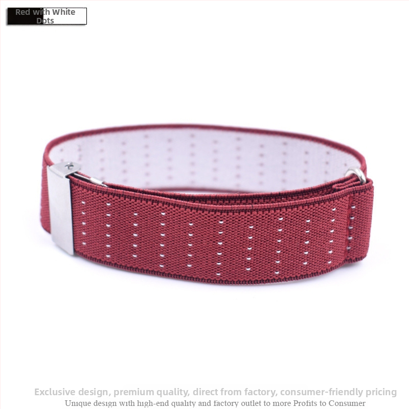 Suaugusiems vyrams ir moterims skirtas marškinių formos rankovės žiedas su neslystančiu dirželiu, universalios rankovės, aukštos kokybės elastingas rankovės žiedas, reguliuojamas europietiškas ir amerikietiškas rankovės žiedas.