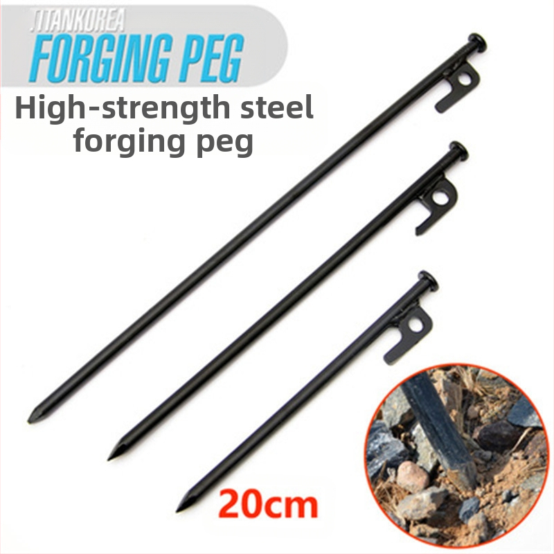 Pludmales nagla 30CM10 avārijas tuksneša ainaviskās vietas kempinga plastmasas RV ceļojumu fiksatora komplekts