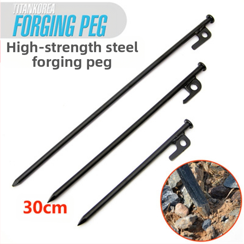 Pludmales nagla 30CM10 avārijas tuksneša ainaviskās vietas kempinga plastmasas RV ceļojumu fiksatora komplekts