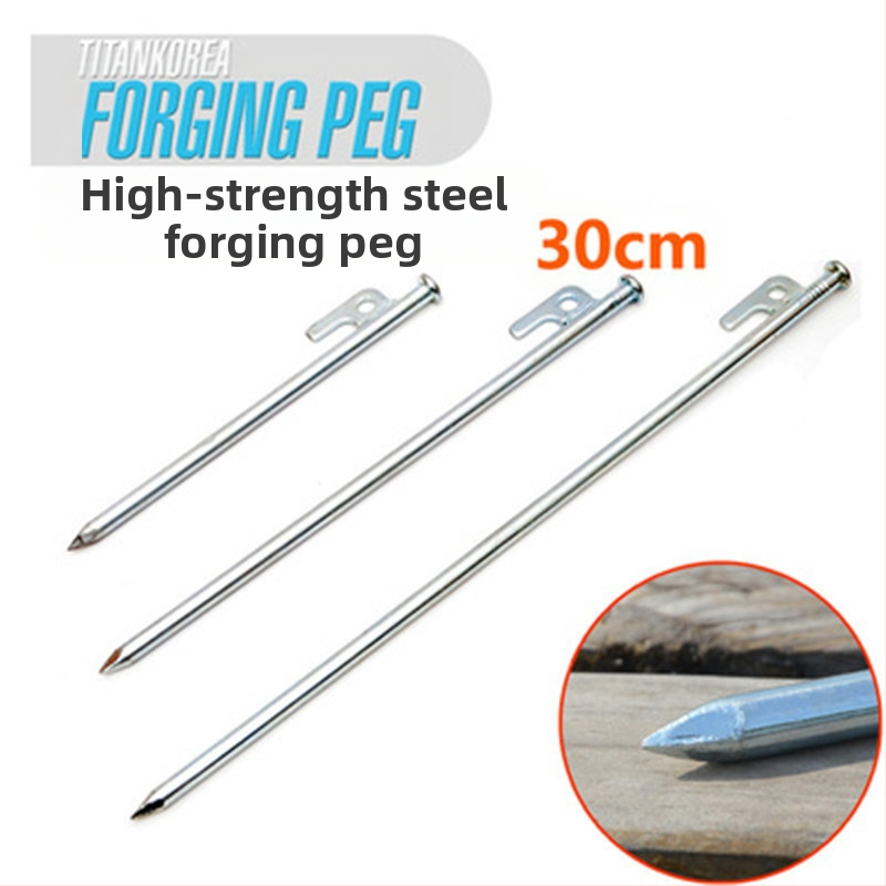 Pludmales nagla 30CM10 avārijas tuksneša ainaviskās vietas kempinga plastmasas RV ceļojumu fiksatora komplekts