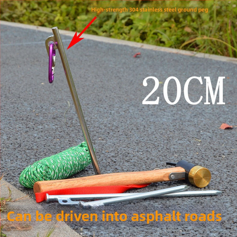 Pludmales nagla 30CM10 avārijas tuksneša ainaviskās vietas kempinga plastmasas RV ceļojumu fiksatora komplekts