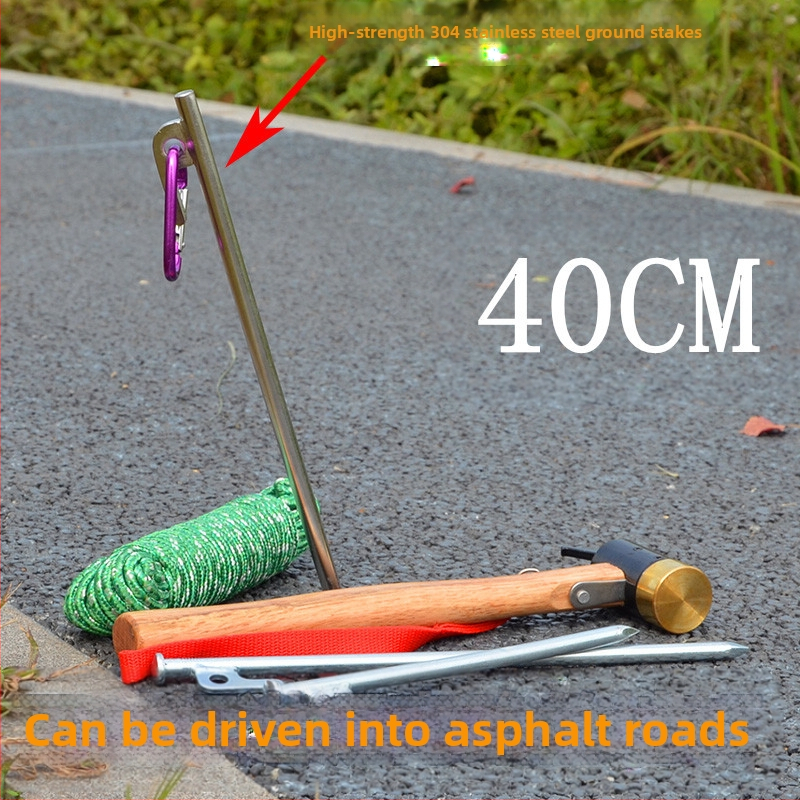 Pludmales nagla 30CM10 avārijas tuksneša ainaviskās vietas kempinga plastmasas RV ceļojumu fiksatora komplekts