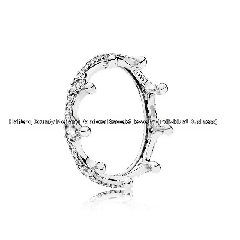 Strieborný prsteň Panjia S925 s elegantným diamantom a malým výklenkom, kreatívny luxusný darčekový predmet