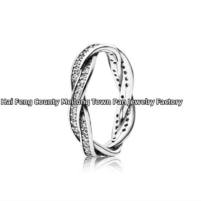 Strieborný prsteň Panjia S925 s elegantným diamantom a malým výklenkom, kreatívny luxusný darčekový predmet