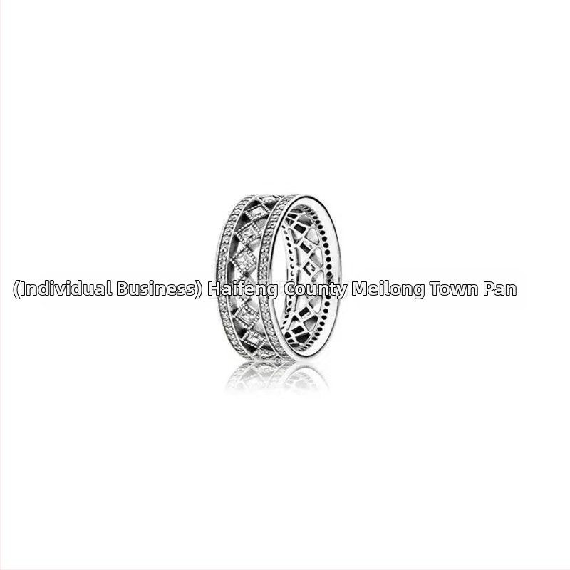 Strieborný prsteň Panjia S925 s elegantným diamantom a malým výklenkom, kreatívny luxusný darčekový predmet