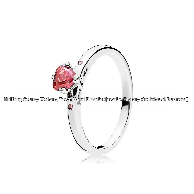 Strieborný prsteň Panjia S925 s elegantným diamantom a malým výklenkom, kreatívny luxusný darčekový predmet