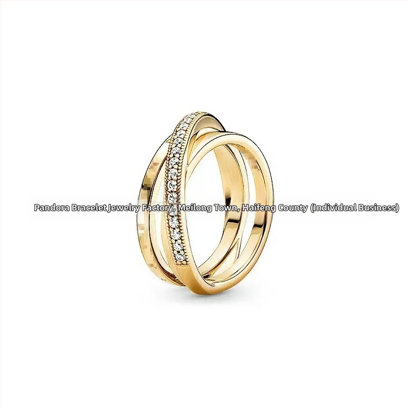 Strieborný prsteň Panjia S925 s elegantným diamantom a malým výklenkom, kreatívny luxusný darčekový predmet