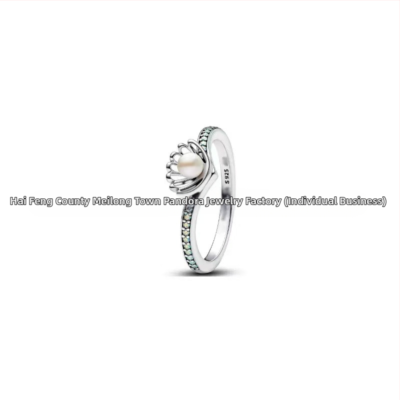 Strieborný prsteň Panjia S925 s elegantným diamantom a malým výklenkom, kreatívny luxusný darčekový predmet