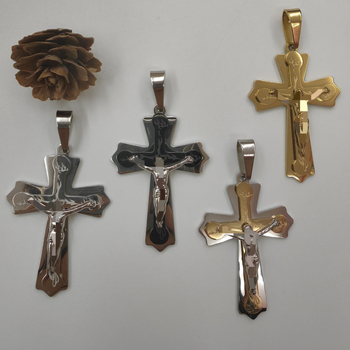 Άμεσες πωλήσεις εργοστασίων Amazon Aliexpress Ευρωπαϊκή και αμερικανική νέα μοντέρνα ανδρική κολιέ τιτανίου χάλυβα μενταγιόν από ανοξείδωτο χάλυβα