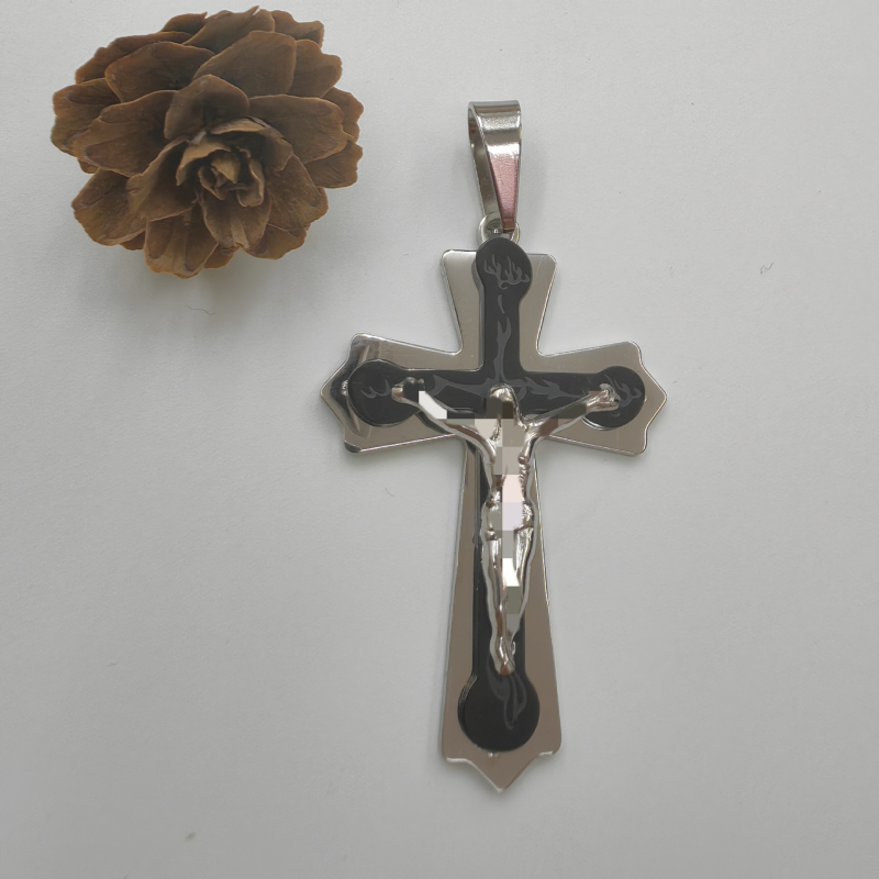 Izravna prodaja iz tvornice Amazon Aliexpress Europska i američka nova trendi muška ogrlica od titana i čelika s privjeskom od nehrđajućeg čelika