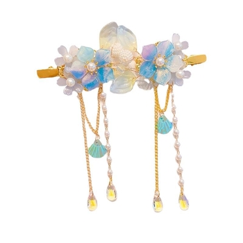 Παιδική αντίκα φουρκέτα για κορίτσια με φιόγκο, φουρκέτα με φιόγκο, μωρό, αρχαία δυναστεία Χαν, φούντα, αξεσουάρ μαλλιών, κινέζικα καπέλα