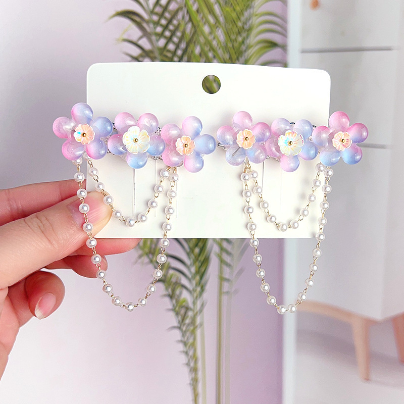 Laste antiikne juuksenõeltüdruk superhaldja vibu juuksenõel beebile iidse Hani dünastia tutiga juukseaksessuaarid hiina stiilis peakatted