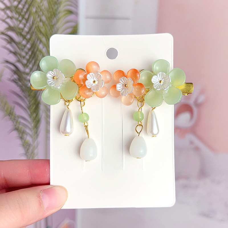 Laste antiikne juuksenõeltüdruk superhaldja vibu juuksenõel beebile iidse Hani dünastia tutiga juukseaksessuaarid hiina stiilis peakatted