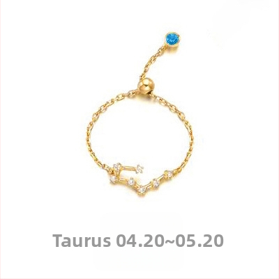 Dámsky strieborný prsteň s 925 v kórejskom štýle, módny, s diamantmi vsadenými, dvanástimi súhvezdiami, elegantný prsteň s svetelnými korálkami, ukazovák, dámsky prsteň J4963