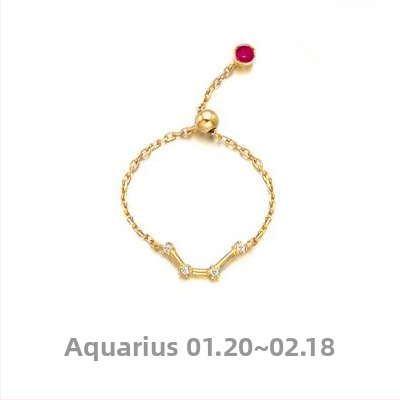 Dámsky strieborný prsteň s 925 v kórejskom štýle, módny, s diamantmi vsadenými, dvanástimi súhvezdiami, elegantný prsteň s svetelnými korálkami, ukazovák, dámsky prsteň J4963