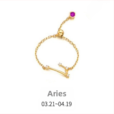 Dámsky strieborný prsteň s 925 v kórejskom štýle, módny, s diamantmi vsadenými, dvanástimi súhvezdiami, elegantný prsteň s svetelnými korálkami, ukazovák, dámsky prsteň J4963