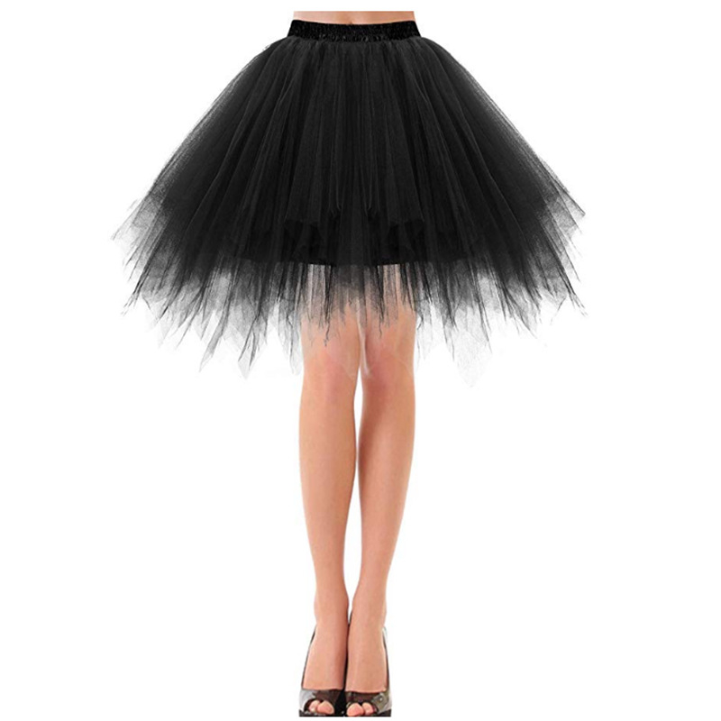 Fustă pettiskirt europeană și americană, multicoloră, de culoare bomboane, lungime jumătate, pentru studio, fotografie de nuntă, fustă mică, lungime jumătate, culoarea fustei, suport pentru fustă