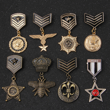 Ιαπωνική και κορεάτικη καρφίτσα ανδρική μόδα ρετρό jk μικρό σήμα μεταλλικό μετάλλιο κοστούμι σακάκι καρφίτσα πόρπη αξεσουάρ μόδας κοσμήματα