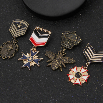 Ιαπωνική και κορεάτικη καρφίτσα ανδρική μόδα ρετρό jk μικρό σήμα μεταλλικό μετάλλιο κοστούμι σακάκι καρφίτσα πόρπη αξεσουάρ μόδας κοσμήματα