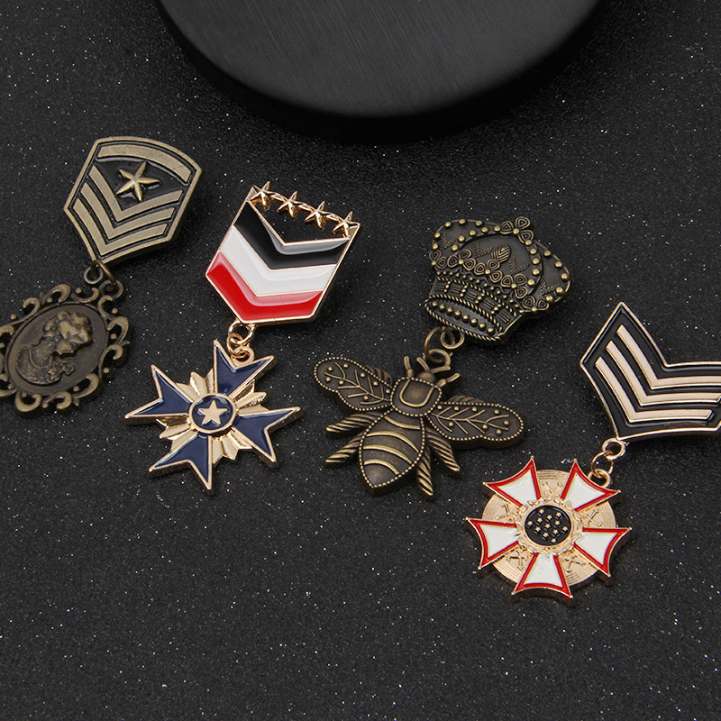 Ιαπωνική και κορεάτικη καρφίτσα ανδρική μόδα ρετρό jk μικρό σήμα μεταλλικό μετάλλιο κοστούμι σακάκι καρφίτσα πόρπη αξεσουάρ μόδας κοσμήματα