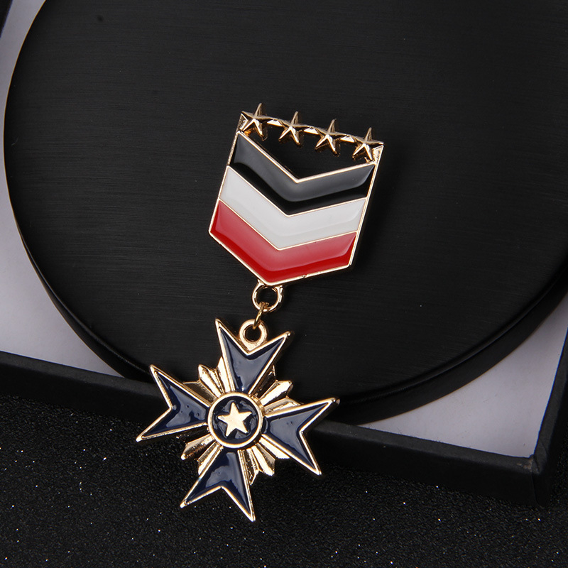 Ιαπωνική και κορεάτικη καρφίτσα ανδρική μόδα ρετρό jk μικρό σήμα μεταλλικό μετάλλιο κοστούμι σακάκι καρφίτσα πόρπη αξεσουάρ μόδας κοσμήματα