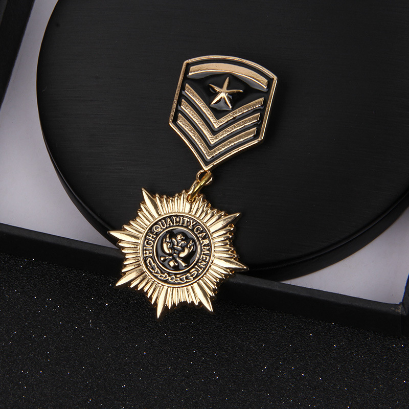 Ιαπωνική και κορεάτικη καρφίτσα ανδρική μόδα ρετρό jk μικρό σήμα μεταλλικό μετάλλιο κοστούμι σακάκι καρφίτσα πόρπη αξεσουάρ μόδας κοσμήματα