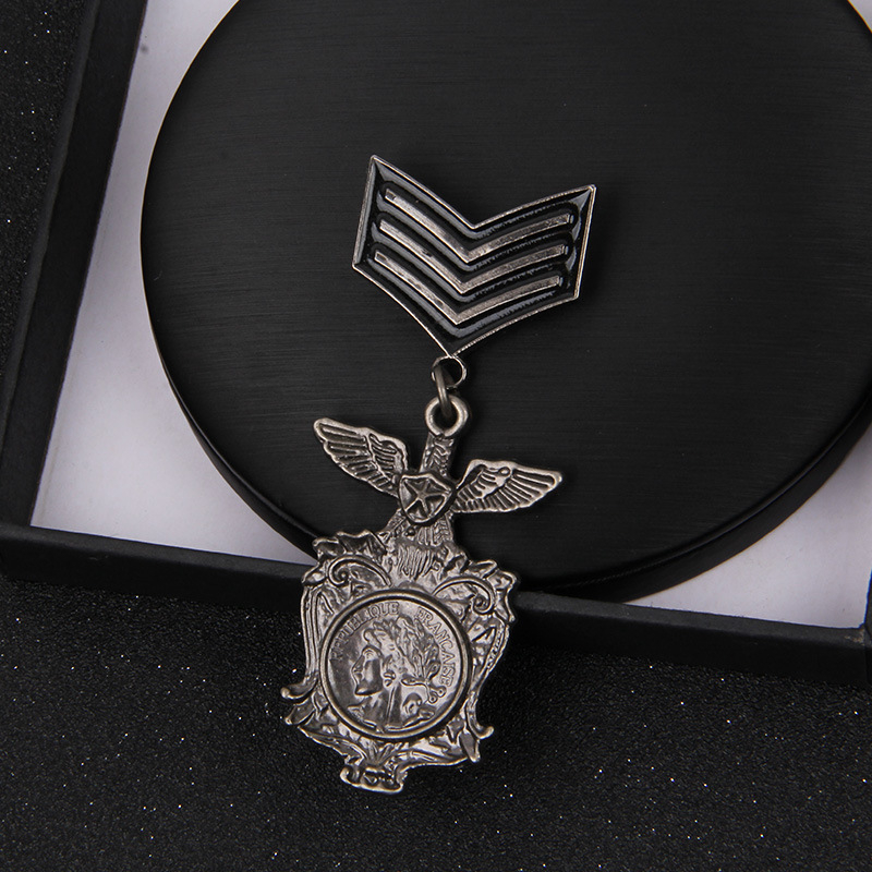 Ιαπωνική και κορεάτικη καρφίτσα ανδρική μόδα ρετρό jk μικρό σήμα μεταλλικό μετάλλιο κοστούμι σακάκι καρφίτσα πόρπη αξεσουάρ μόδας κοσμήματα