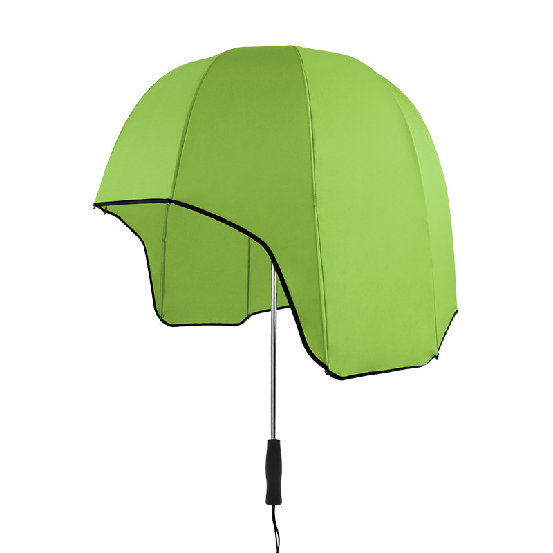 Moderný dáždnik na prilbu s luxusným vzhľadom, prispôsobený slnečný slnečník s dvojitým použitím na slnko aj dážď, cezhraničný veľkoobchod